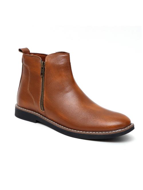 men tan high ankle boot - 21911714 -  Standard Image - 0
