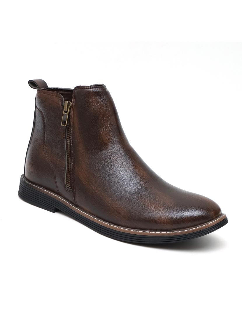 men brown high ankle boot - 21911722 -  Zoom Image - 0