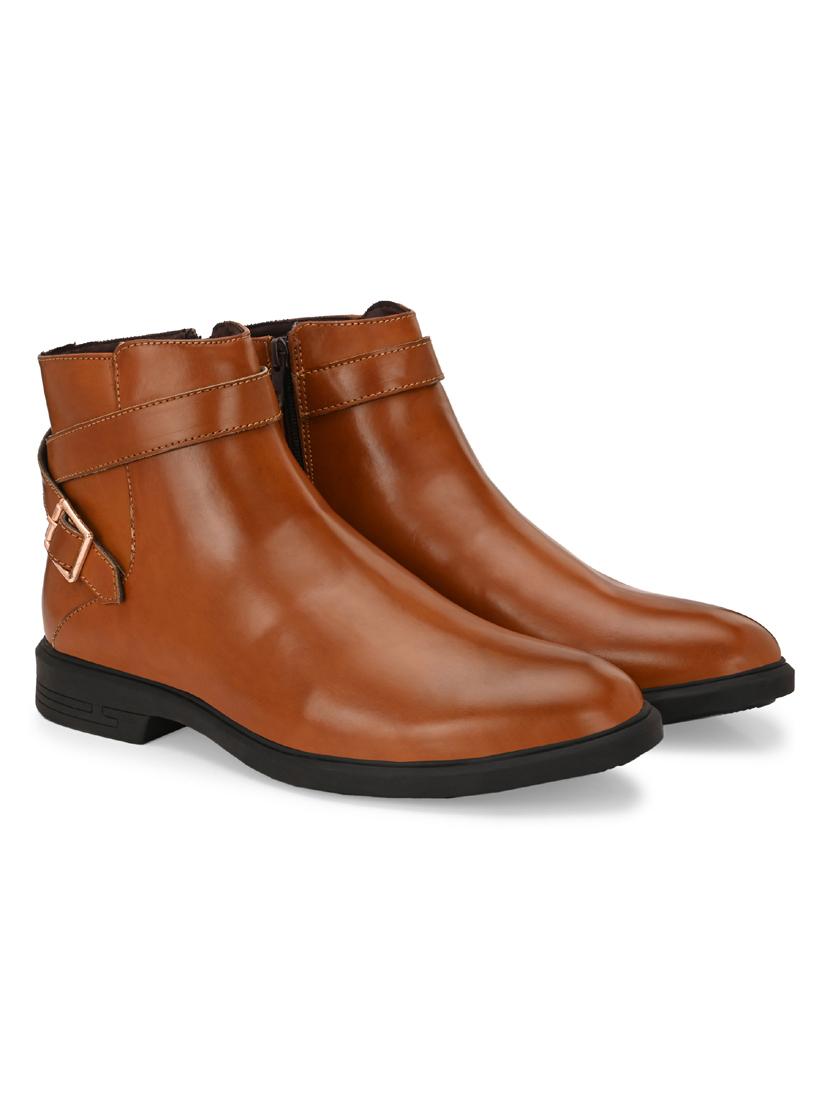 men tan high ankle boot - 21911723 - Standard Image - 2