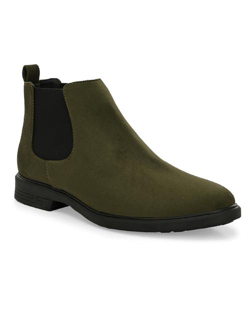 men olive high ankle boot - 21911726 - Standard Image - 0