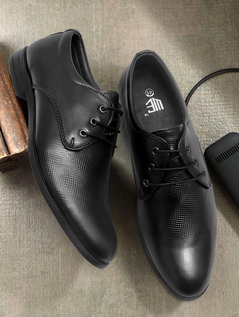 men black lace-up derby - 21911749 -  Zoom Image - 0
