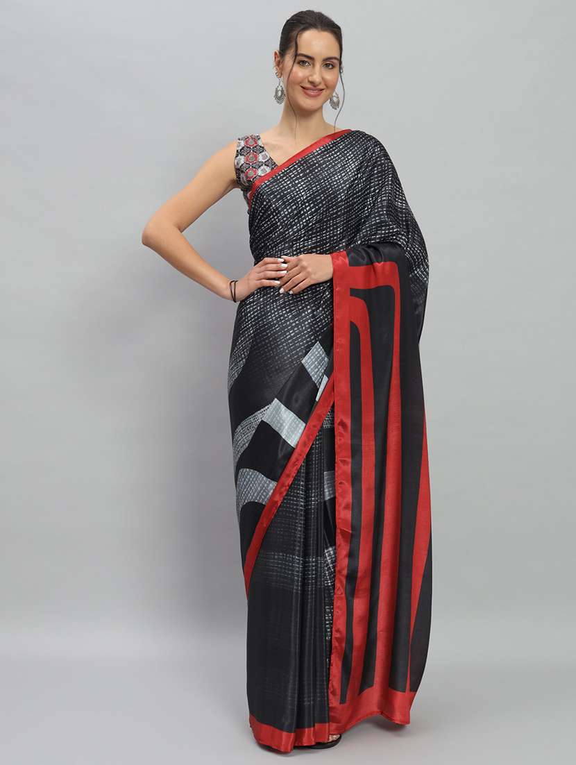 women printed casual wear saree with blouse - 21911863 - Zoom Image - 0