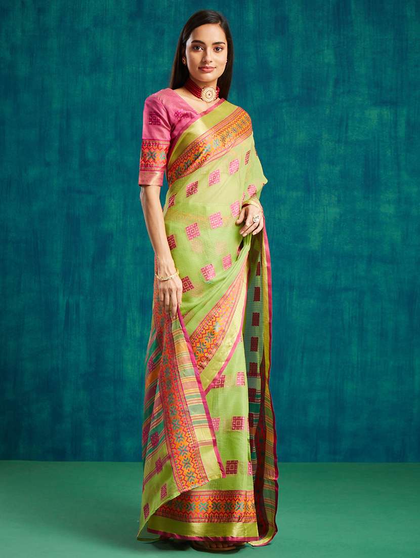 women self design ready to wear saree with blouse - 21911915 - Standard Image - 2