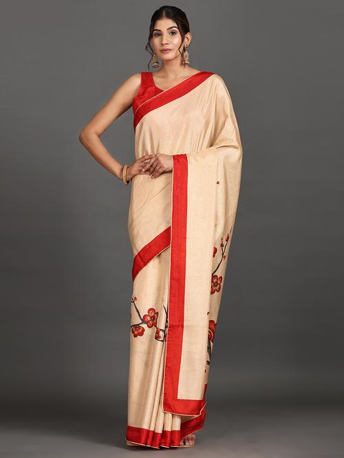 women printed casual wear saree with blouse - 21912290 - Standard Image - 0