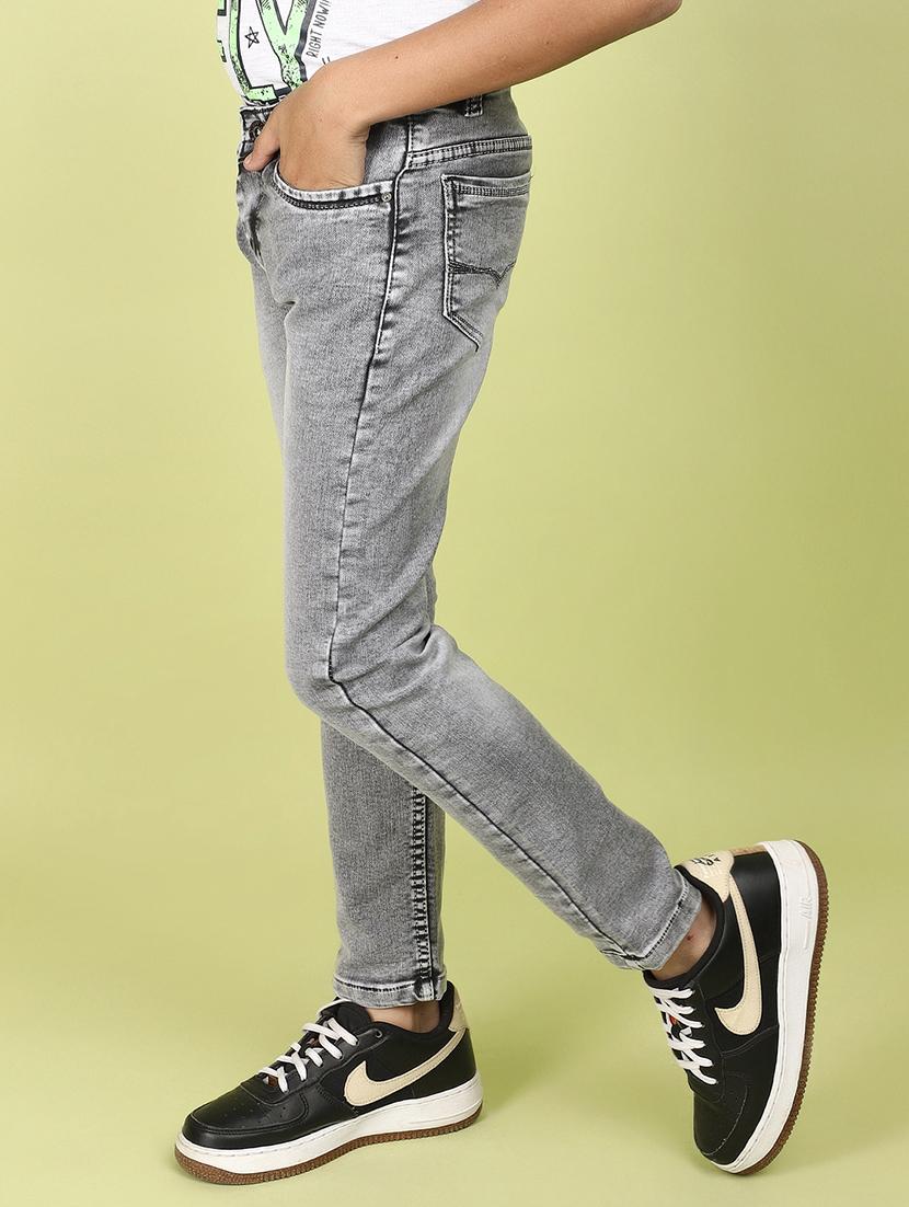 boys grey mid rise slim fit jean - 21913038 - Standard Image - 2