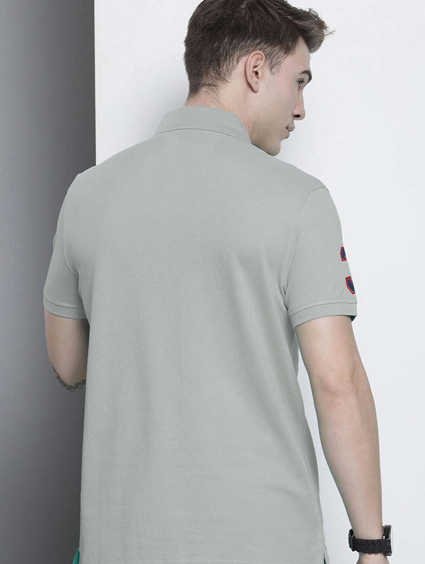 men solid short sleeve regular fit polo t-shirt - 21913284 -  Standard Image - 2