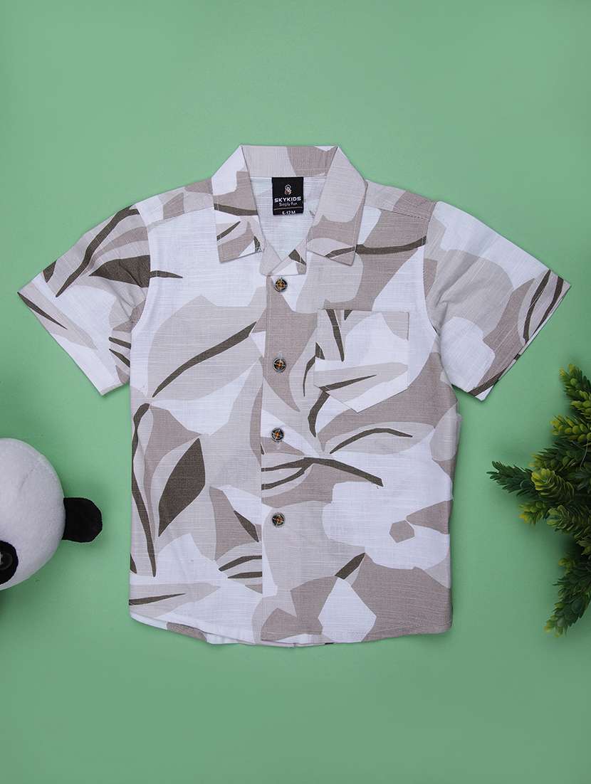 boys printed short sleeve regular fit t-shirt