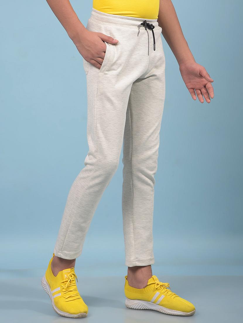 boys solid mid rise track pant - 21913510 - Standard Image - 2