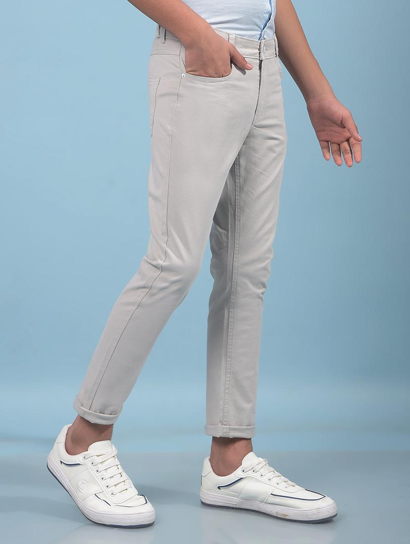boys solid mid rise slim fit chino - 21913518 - Standard Image - 2
