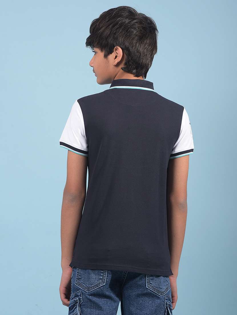 boys color block short sleeve t-shirt - 21913550 -  Standard Image - 2