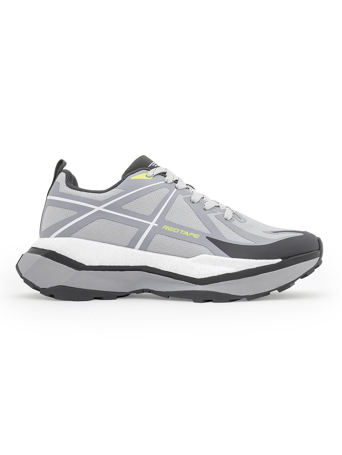men grey lace up sport shoe - 21913961 - Standard Image - 2