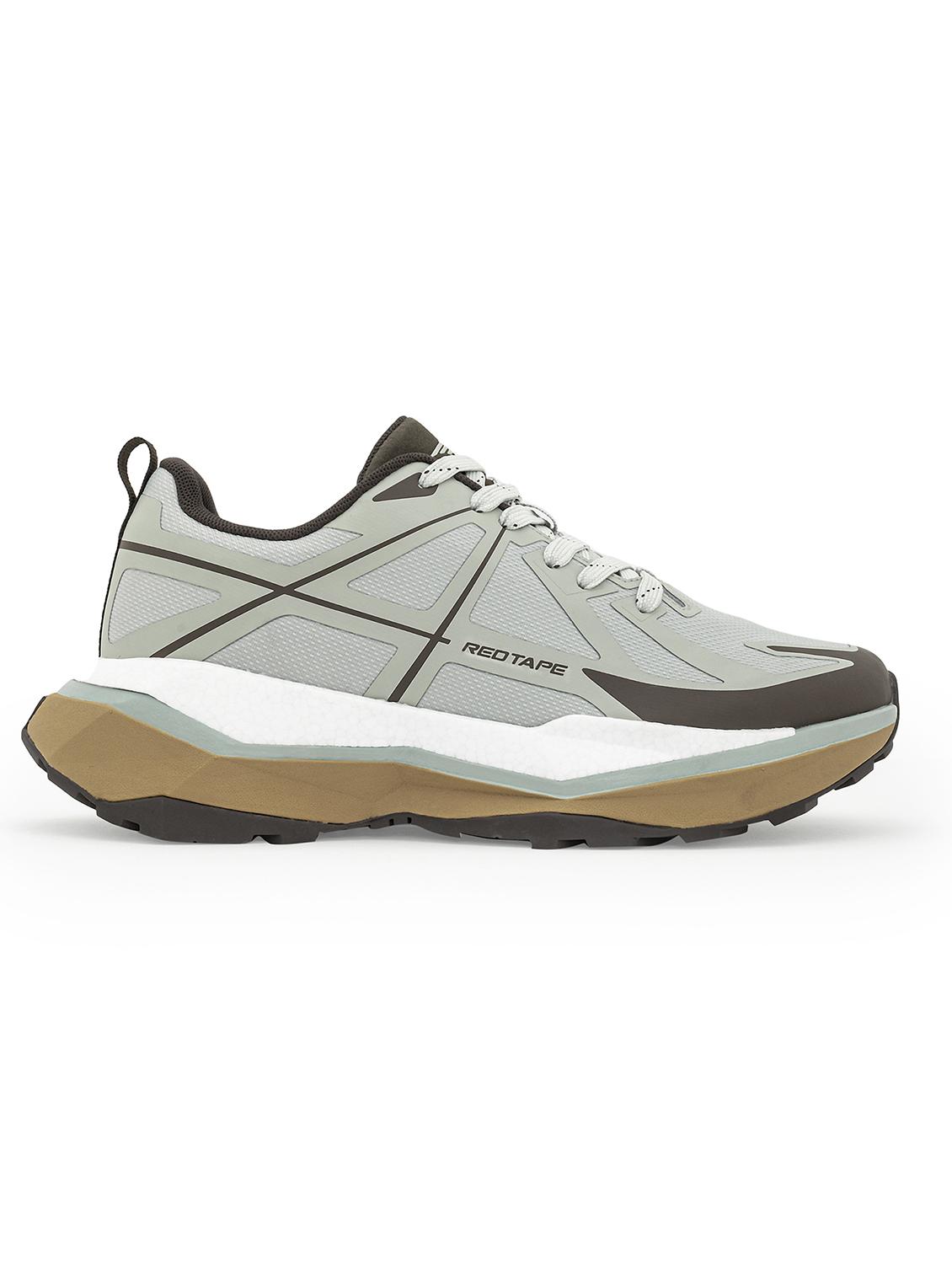 men grey lace up sport shoe - 21913977 - Standard Image - 2