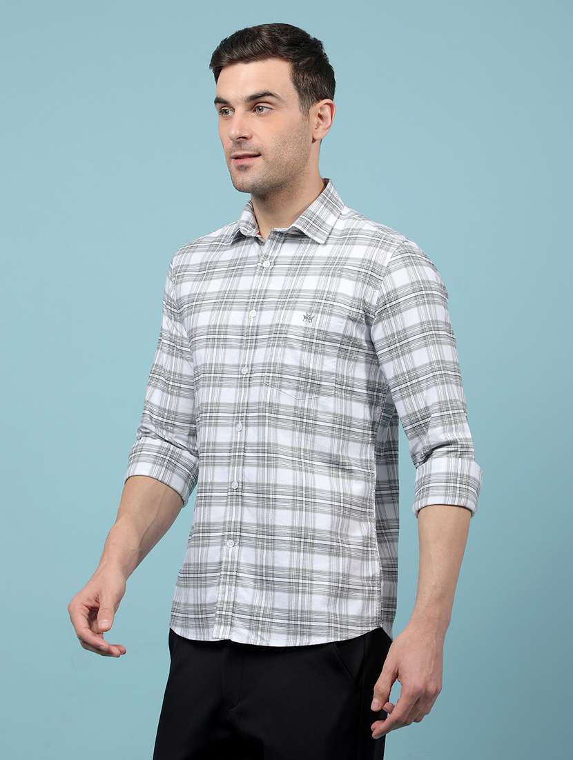Men Checkered Long Sleeve Regular Fit Casual Shirt - 21914353 -  Standard Image - 2