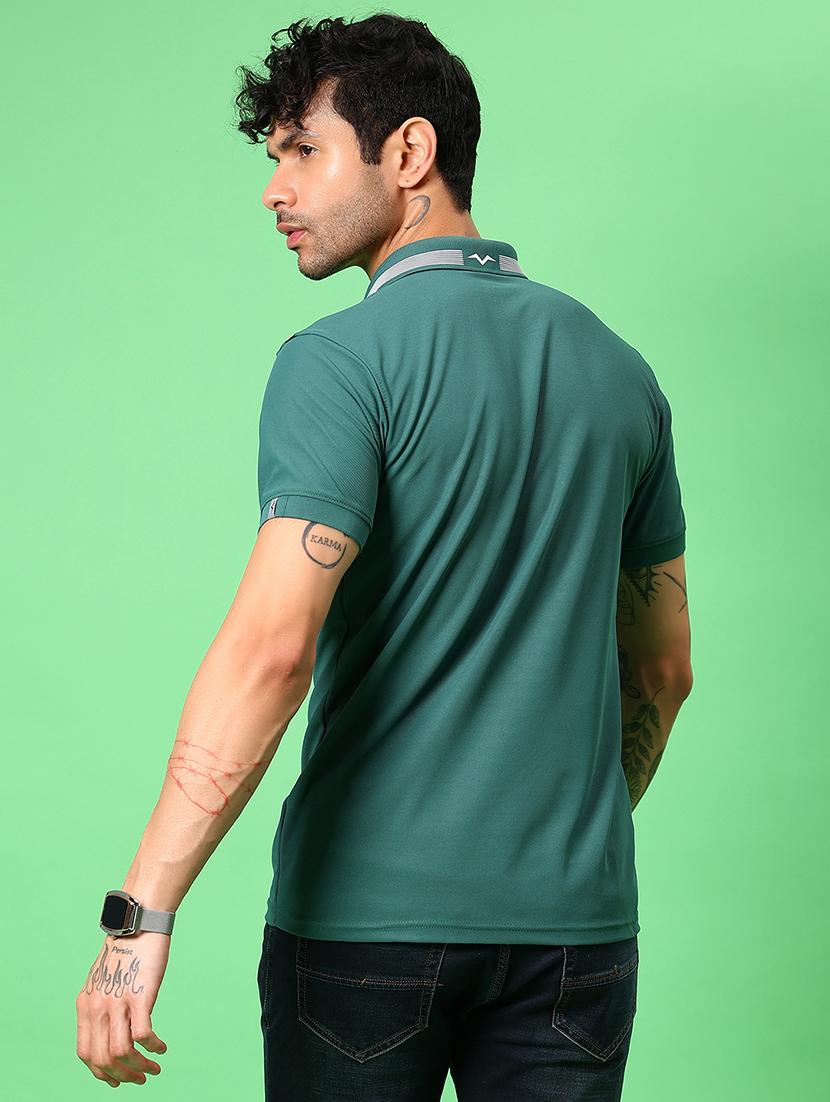 men solid short sleeve regular fit polo t-shirt - 21914982 - Standard Image - 2