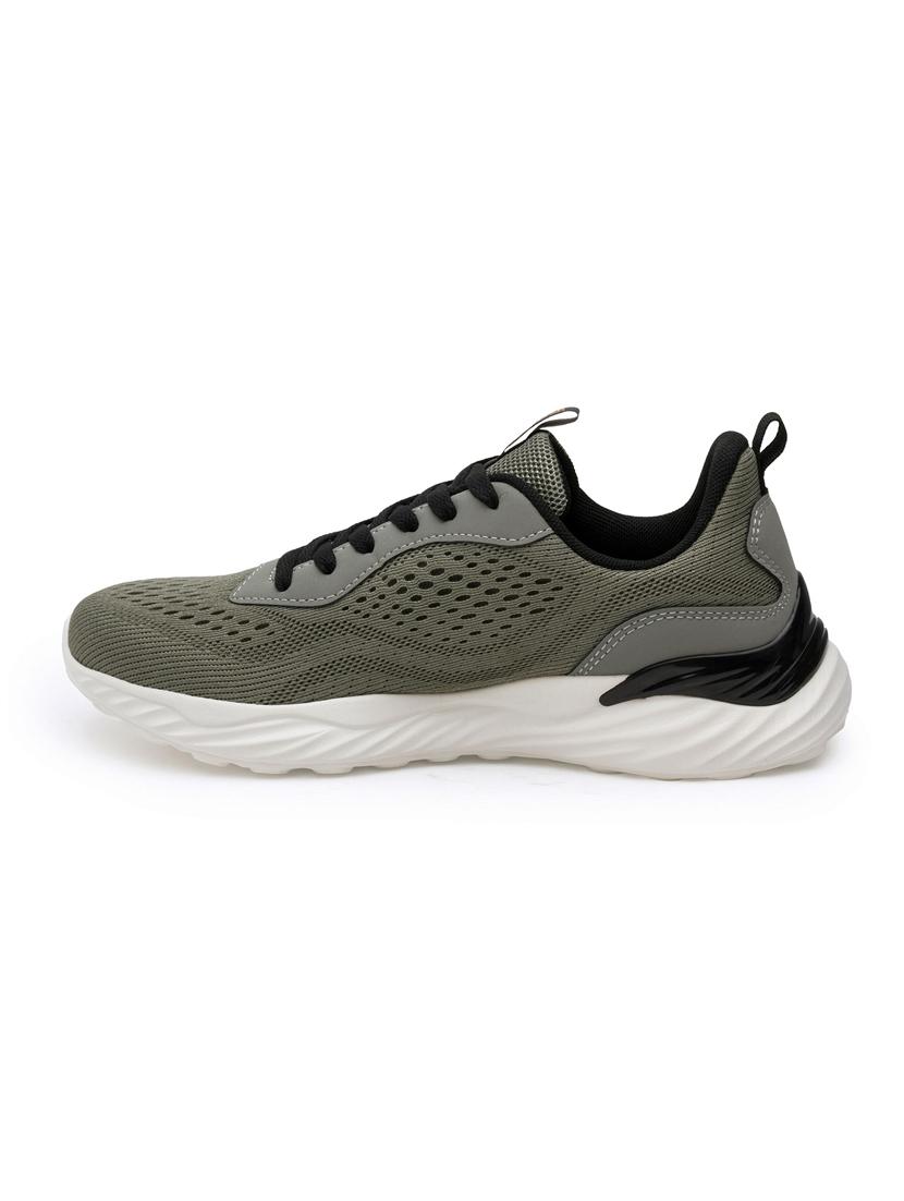 men olive lace up sport shoe - 21915056 - Standard Image - 2
