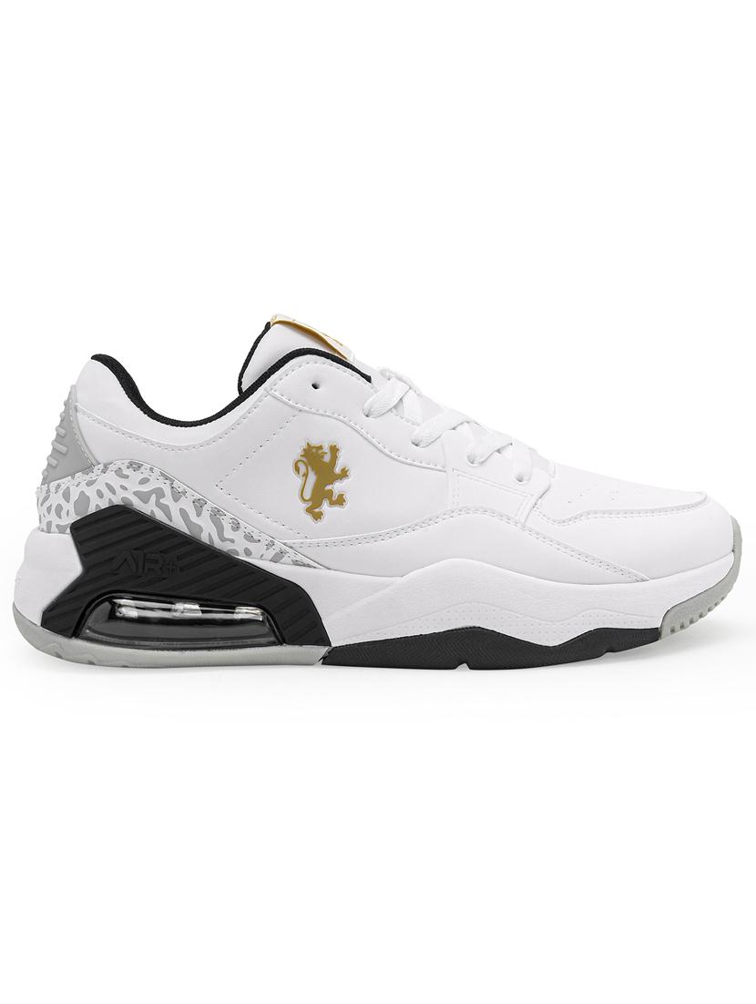 men white lace up sneaker - 21915570 - Standard Image - 2