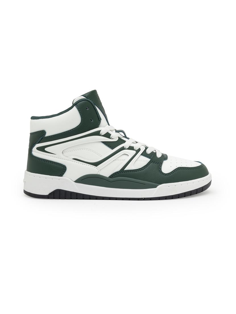 men green lace up high ankle sneaker - 21915830 - Standard Image - 2