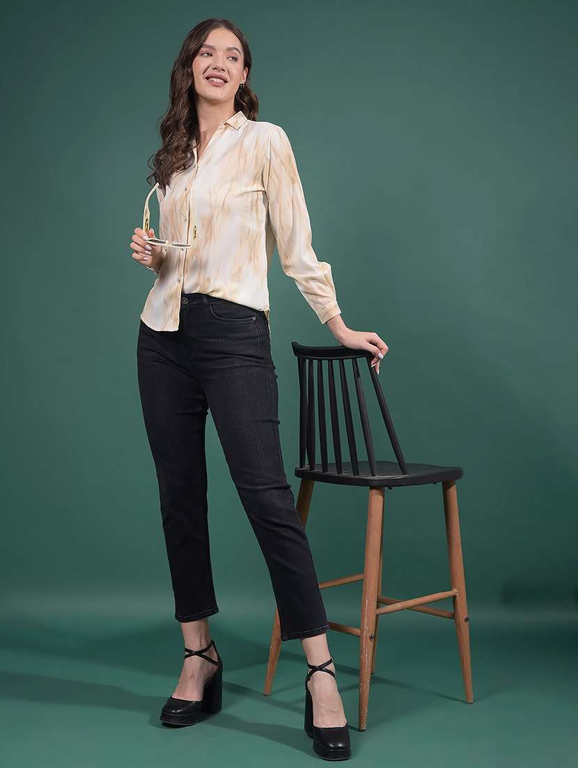 women solid mid rise slim fit jean - 21916030 -  Standard Image - 7