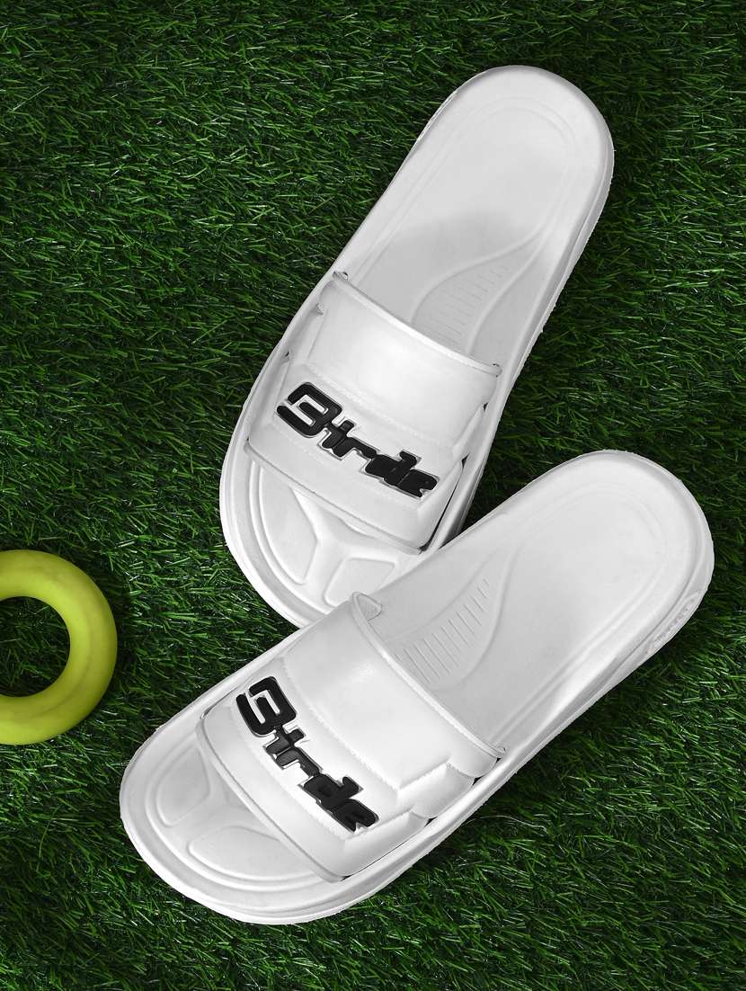 men white slip on slider