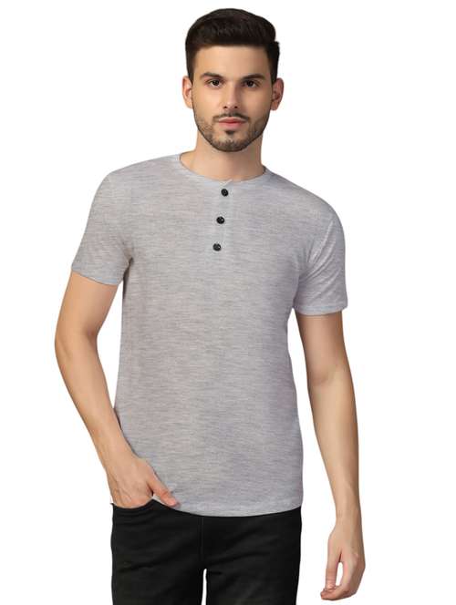 men solid short sleeves regular fit t-shirt - 21916311 -  Standard Image - 0