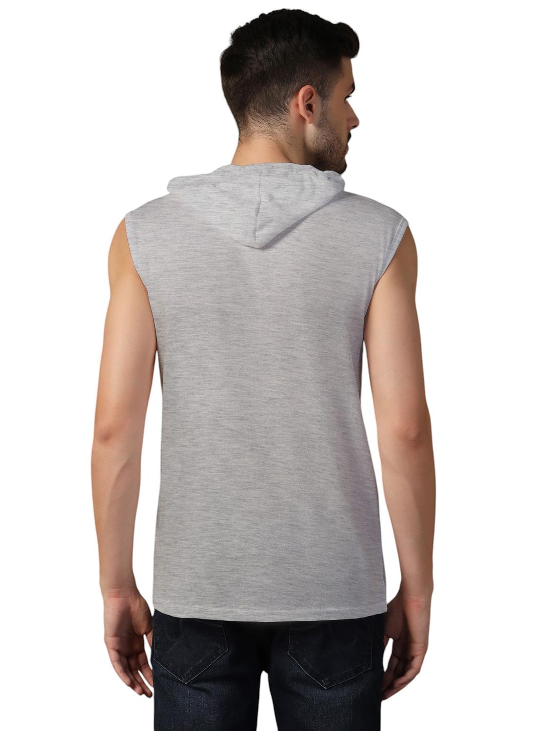 men solid sleeveless regular fit t-shirt - 21916313 - Standard Image - 2