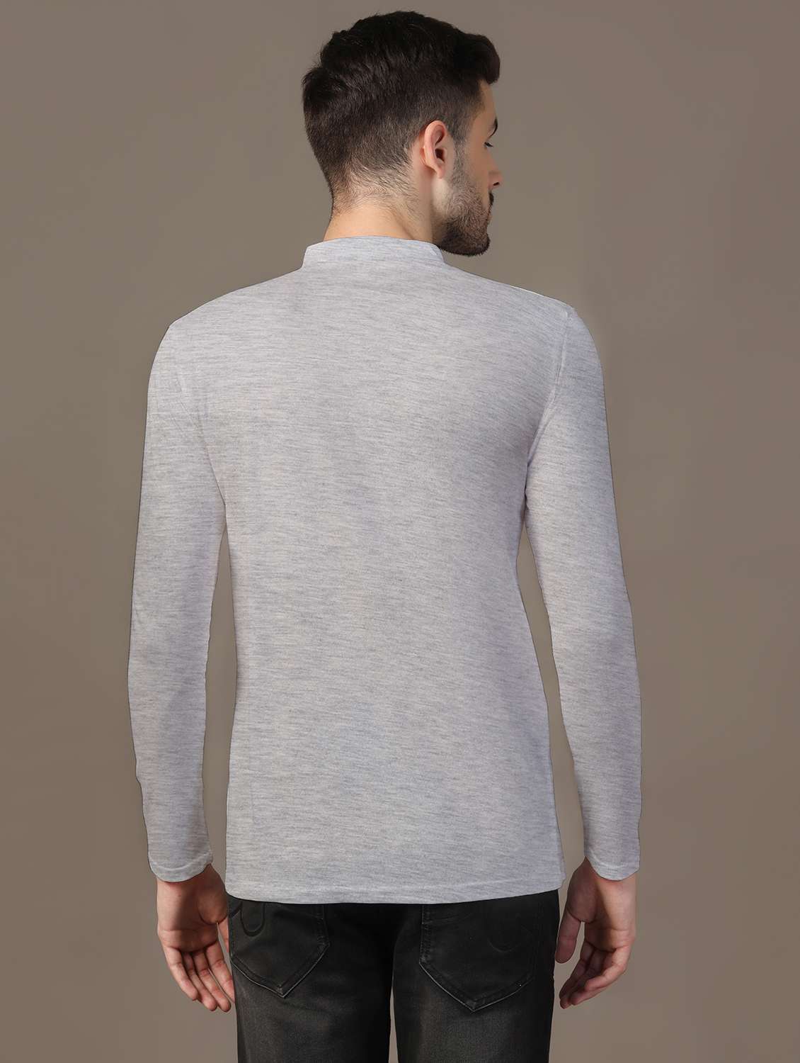 men solid long sleeve regular fit t-shirt - 21916327 -  Standard Image - 2