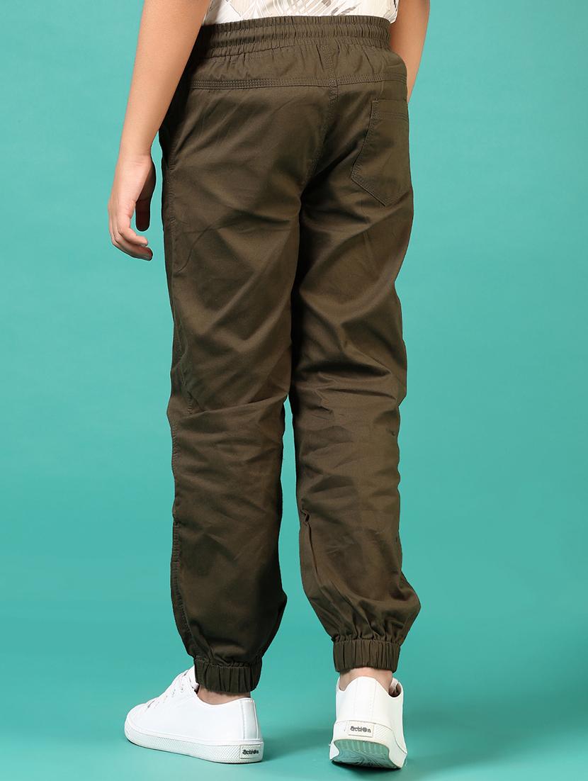 boys solid mid rise jogger - 21916480 - Standard Image - 2