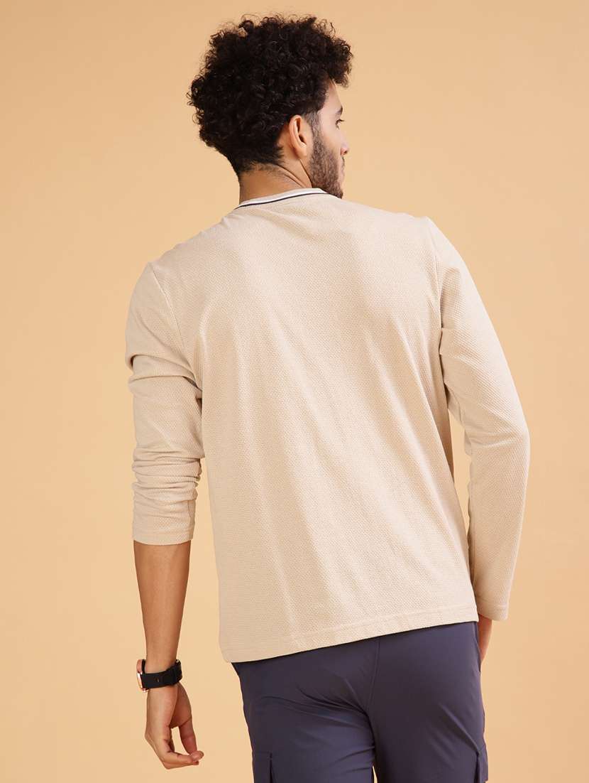 men solid long sleeve regular fit t-shirt - 21916905 -  Standard Image - 2