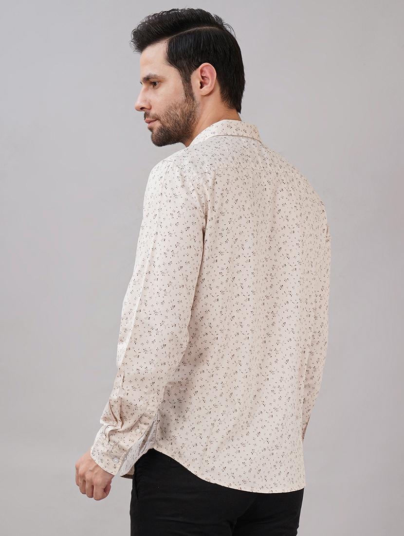 men printed long sleeve regular fit casual shirt - 21917027 - Standard Image - 2
