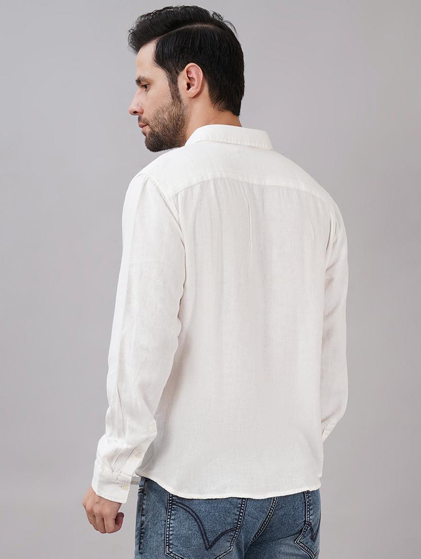 men solid long sleeve regular fit casual shirt - 21917034 - Standard Image - 2
