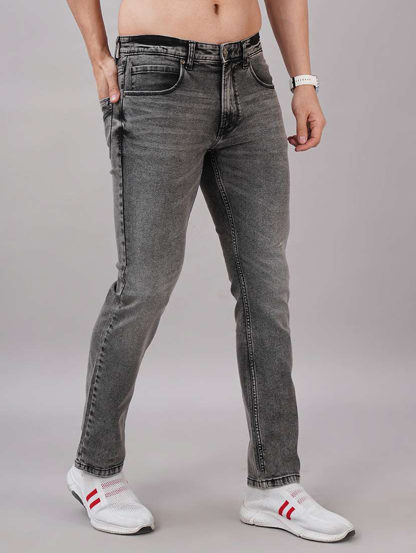men solid mid rise slim fit jean - 21917058 -  Standard Image - 2
