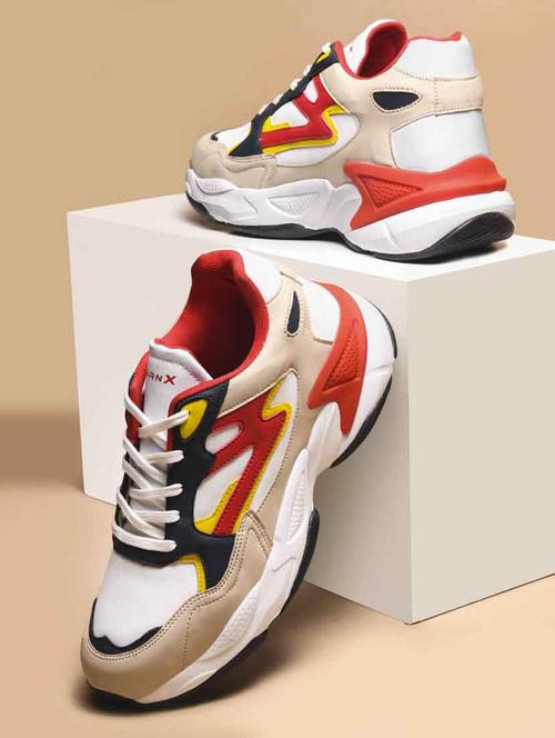 men color block lace up sport shoe - 21917095 -  Standard Image - 0