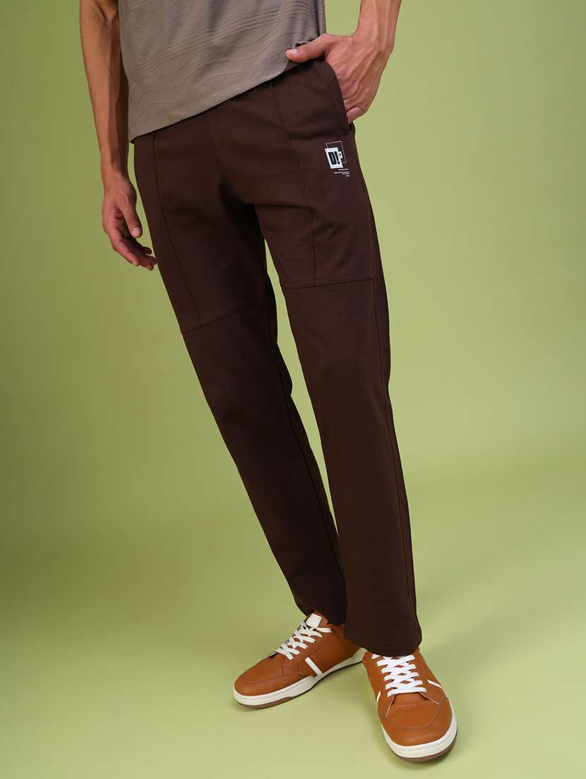 men brown cotton regular fit casual cargo - 21917628 -  Standard Image - 2