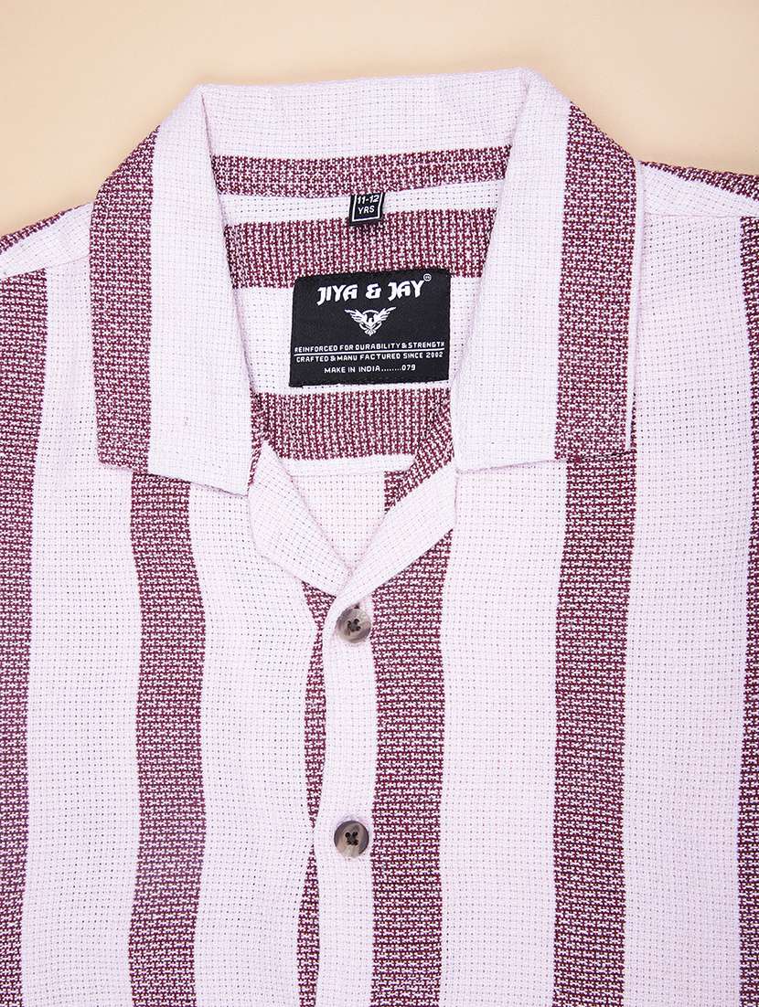 boys striped short sleeve regular fit t-shirt - 21917635 -  Standard Image - 2