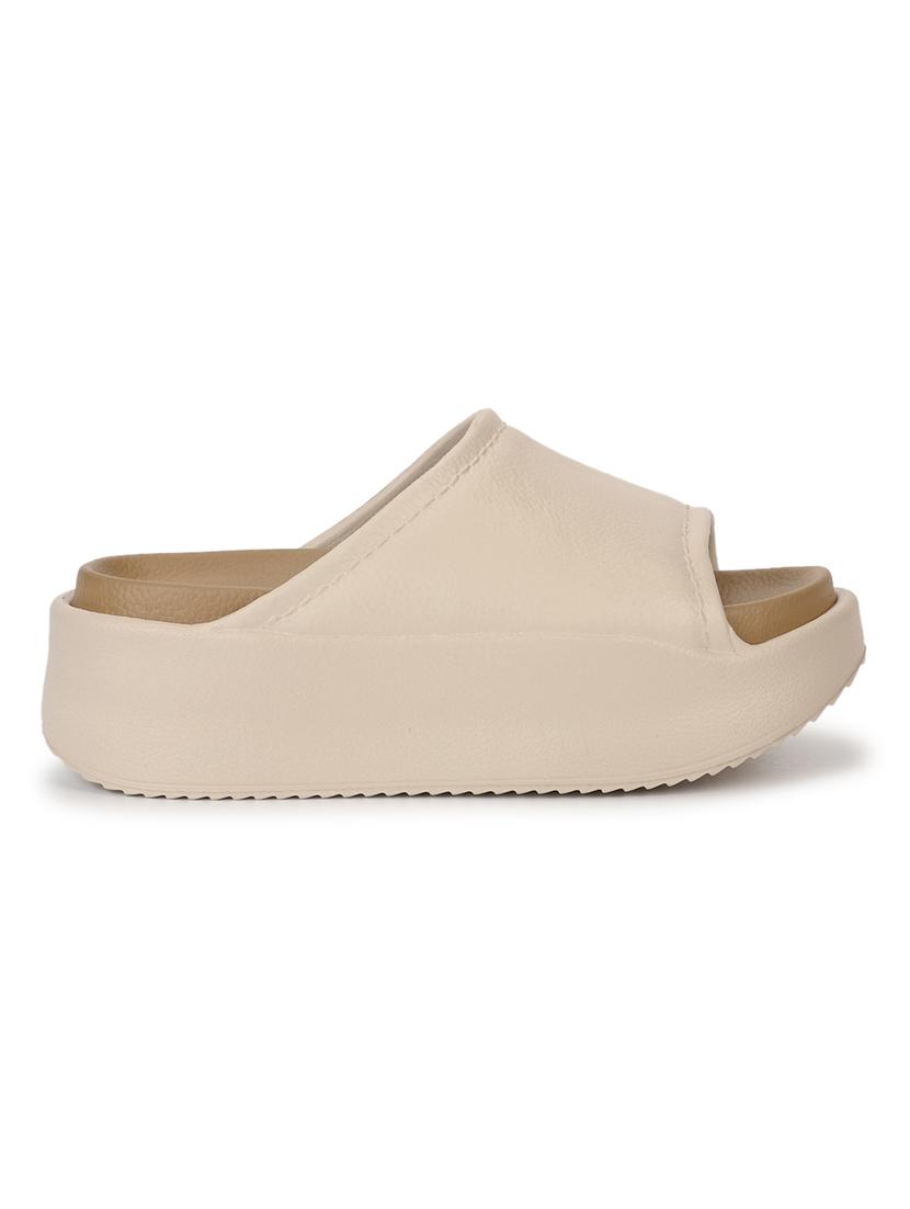 women solid slip on slider - 21917852 - Standard Image - 2