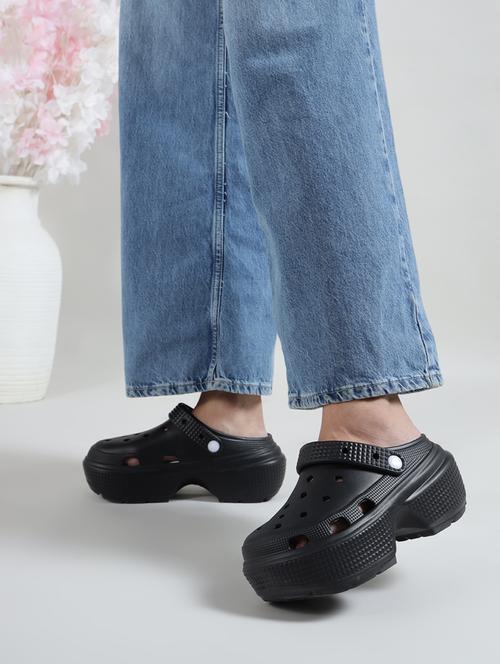 women solid slip on clogs - 21917864 -  Standard Image - 0