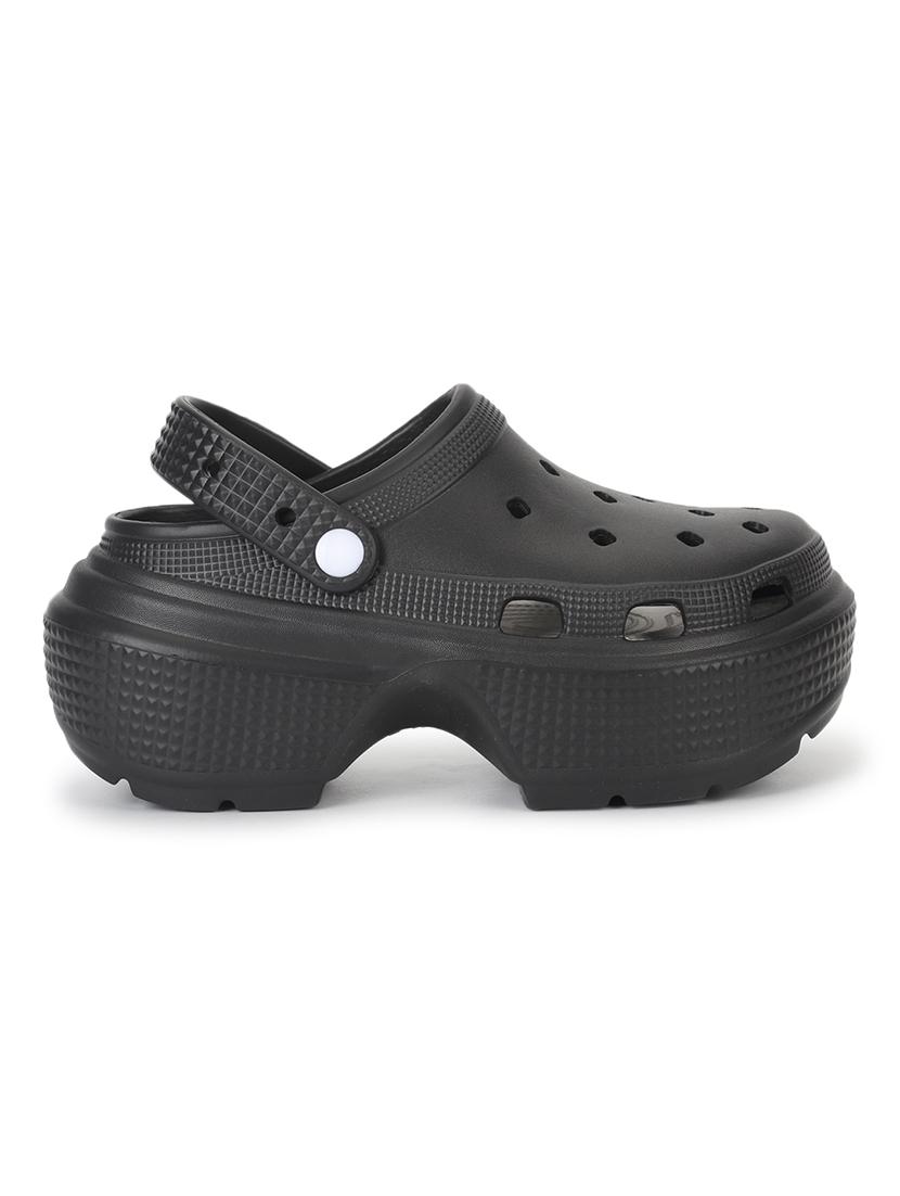 women solid slip on clogs - 21917864 - Standard Image - 2