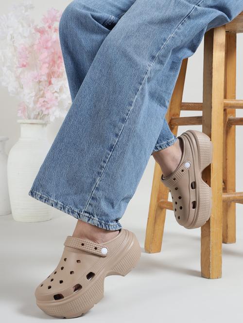 women solid slip on clogs - 21917865 -  Standard Image - 0