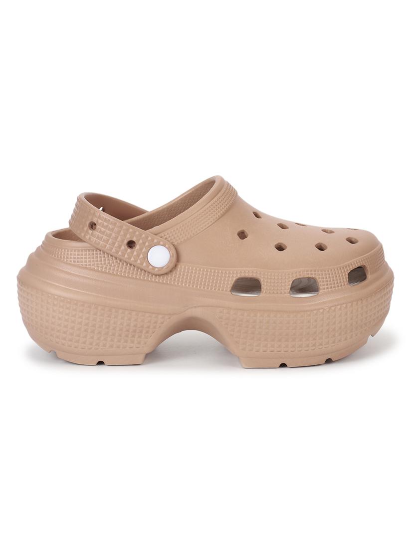women solid slip on clogs - 21917865 - Standard Image - 2