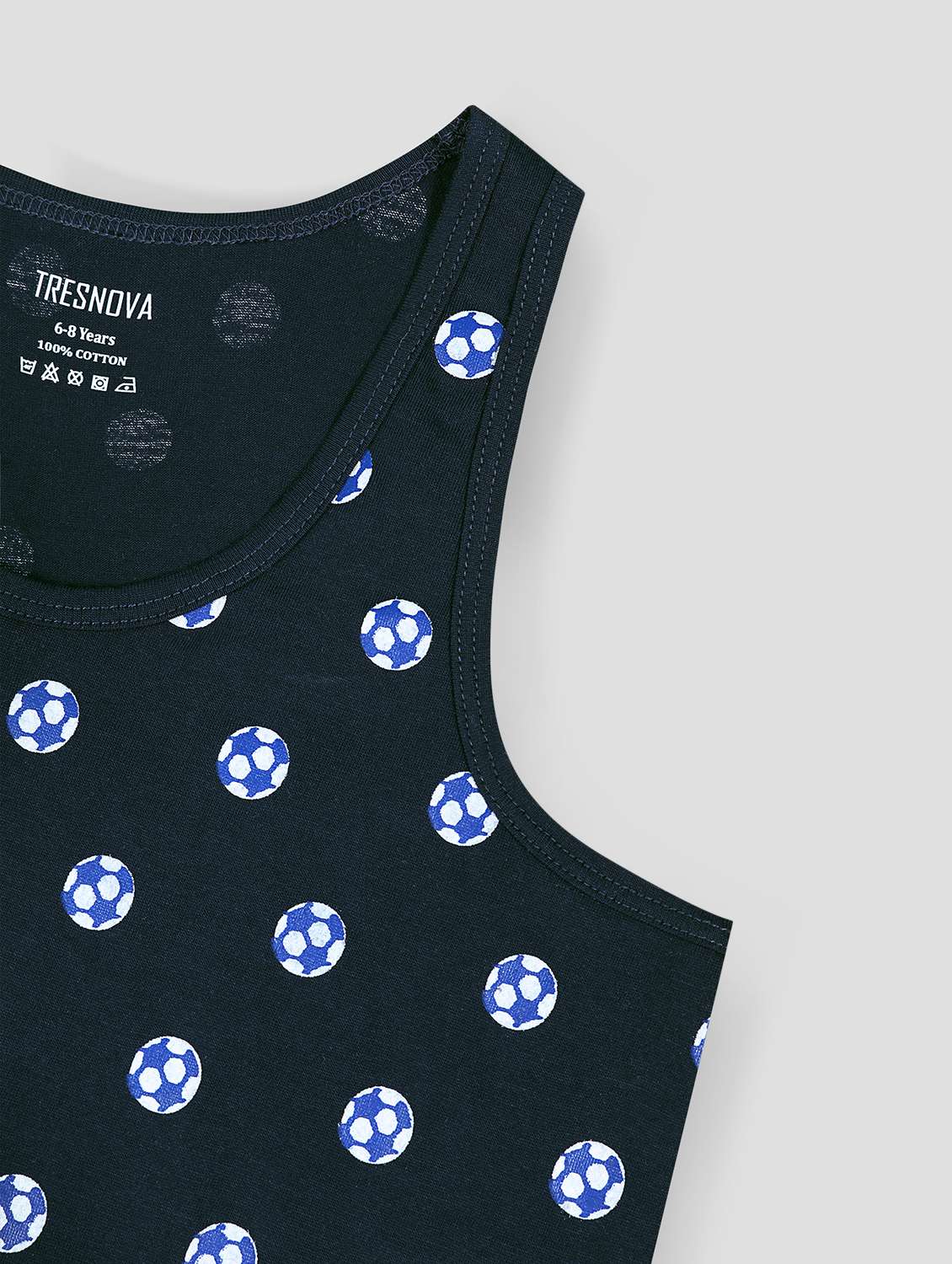 boys pack of 3 printed vest  - 21918406 -  Standard Image - 7