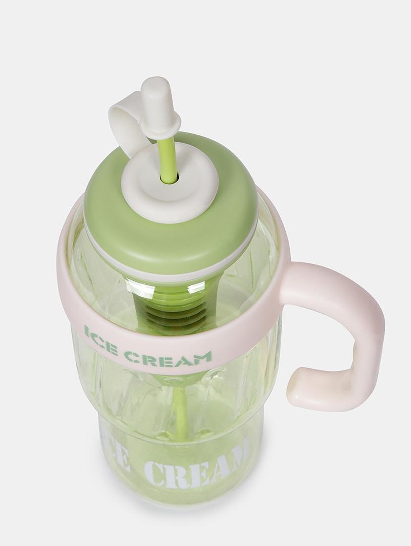ice cream print water bottle with straw - 21918459 - Standard Image - 2