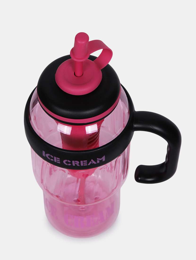 printed plastic sipper bottle with straw - 21918465 -  Standard Image - 2