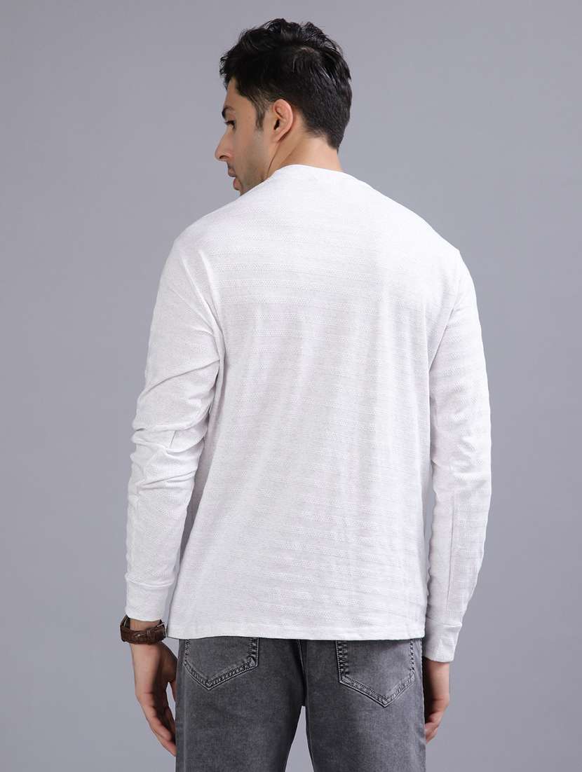 men self design long sleeve regular fit t-shirt - 21918506 -  Standard Image - 2