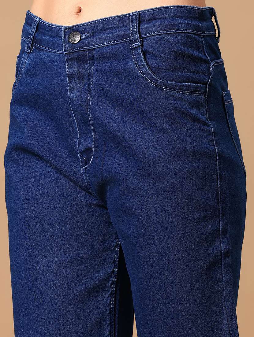 women solid mid rise straight fit jean - 21918581 -  Standard Image - 2