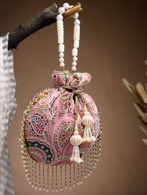 women embroidered potli bag - 21918639 - Standard Image - 0