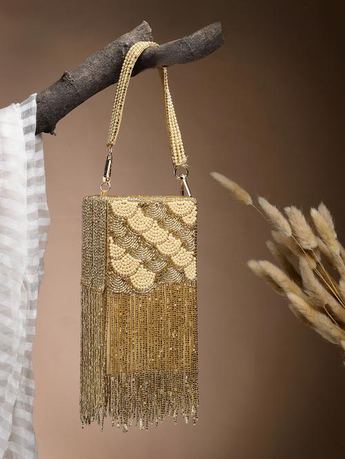 women embellished clutch with detachable strap - 21918655 - Standard Image - 0
