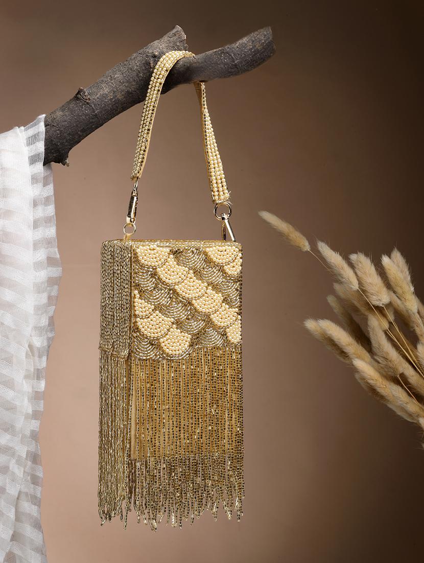 women embellished clutch with detachable strap - 21918655 - Zoom Image - 0