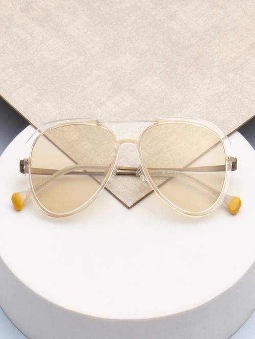 ted smith unisex green premium italian acetate sunglasses with polarized lenses. - 21918715 - Standard Image - 0