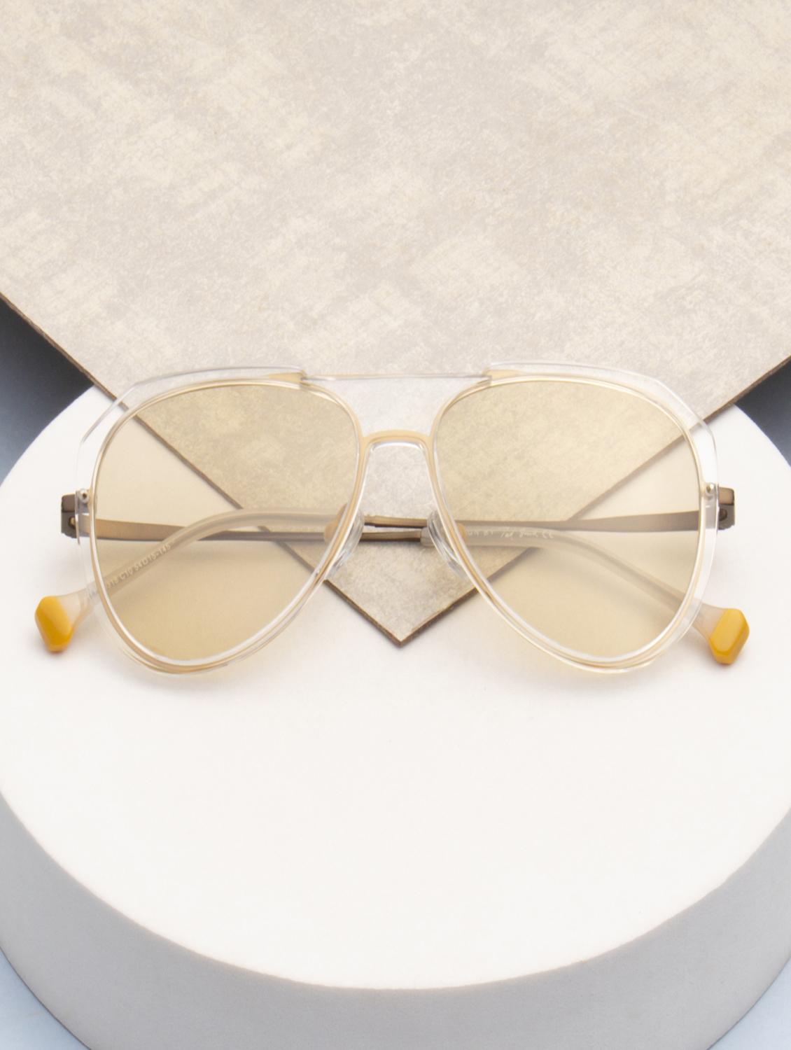 ted smith unisex green premium italian acetate sunglasses with polarized lenses. - 21918715 - Zoom Image - 0