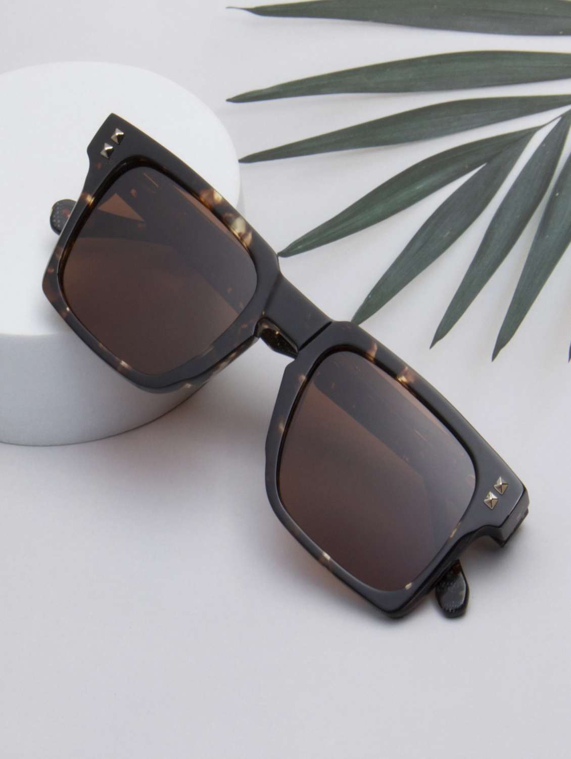 ted smith unisex green premium italian acetate sunglasses with polarized lenses.
